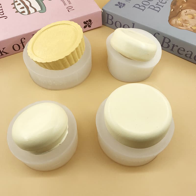 Large Medium Small Souffle Squishy Mold Handmade Resin Casting DIY Mousse Cake Soap Silicone Craft Mold