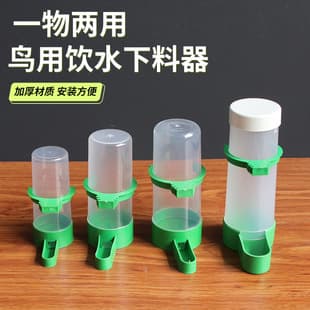 Parrot Water Dispenser, Small Bird Waterer, Pigeon Feeder, Quail Food Box, Automatic Bird Feeder