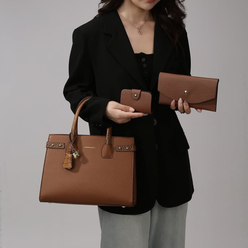 Cross-border Bag 2025 New Handbags Women's Tote Bag for Commute Shoulder Crossbody Multi-piece Set Mother-Child Bag