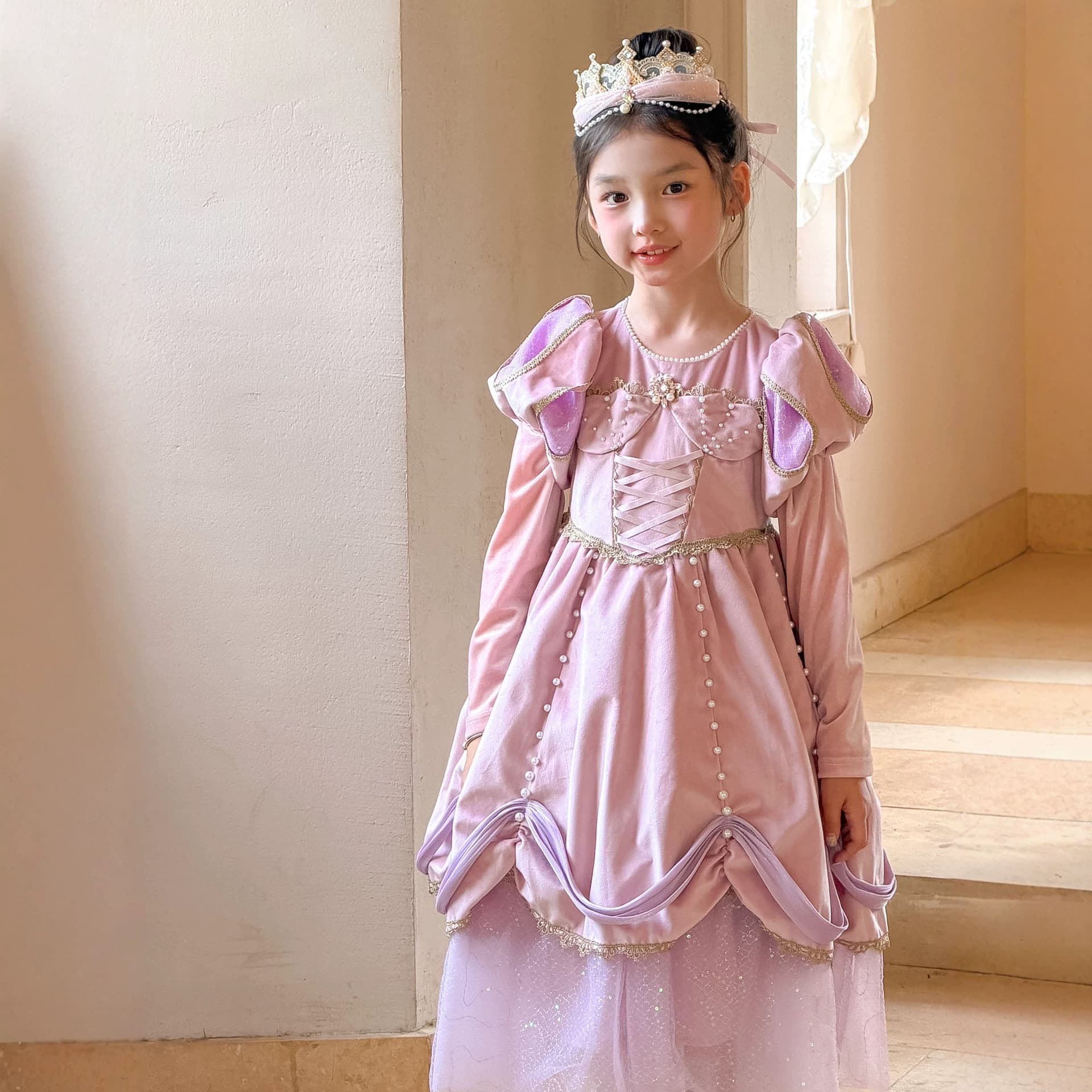 Manufacturer Girls' Dress Ariel Princess Dress New Short Sleeve Lolita Birthday Gown Children's June 1st Christmas