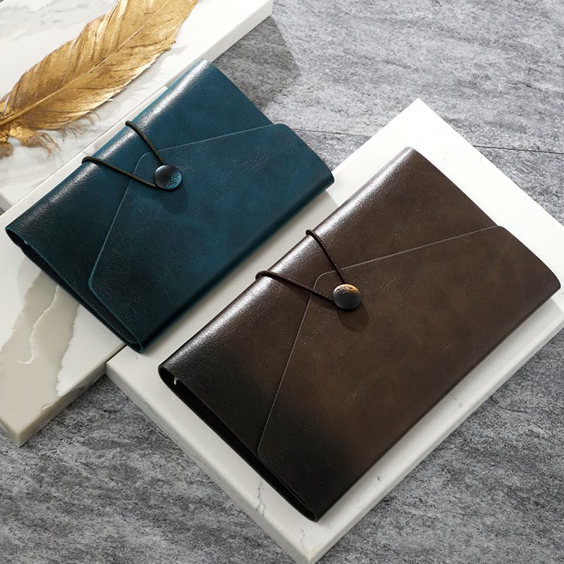 TN Travel Diary Business Leather Cover A6 Refillable Notebook Minimalist A7 Journal Strap Memo Pad Cross-border