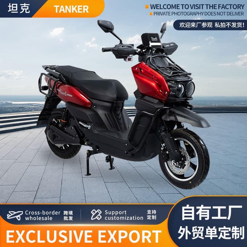 Cross-border Export Electric Motorcycle High Power Motorcycle Tank Men's Electric Motorcycle Complete Vehicle Bulk