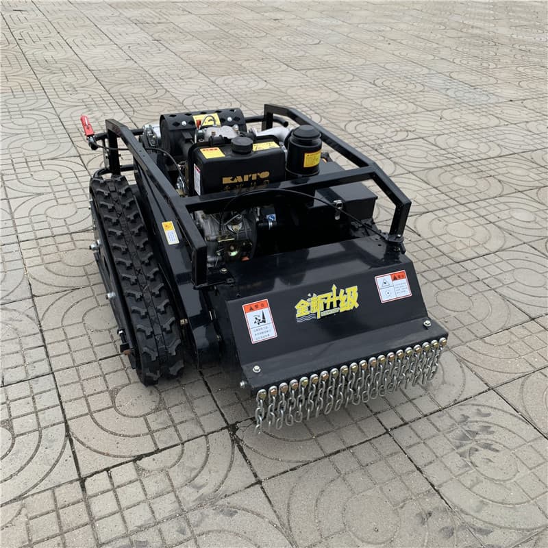 Remote Control Four-Wheel Drive Crawler Lawn Mower Manufacturer Small Trimmer Small All-Terrain Lawn Mower