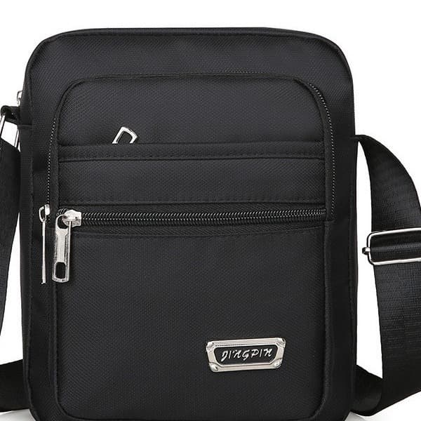 Korean Style Men's Large Capacity Crossbody Bag, Single Shoulder Bag, Outdoor Casual Multi-Purpose Bag, Export Fashion Men's Shoulder Bag