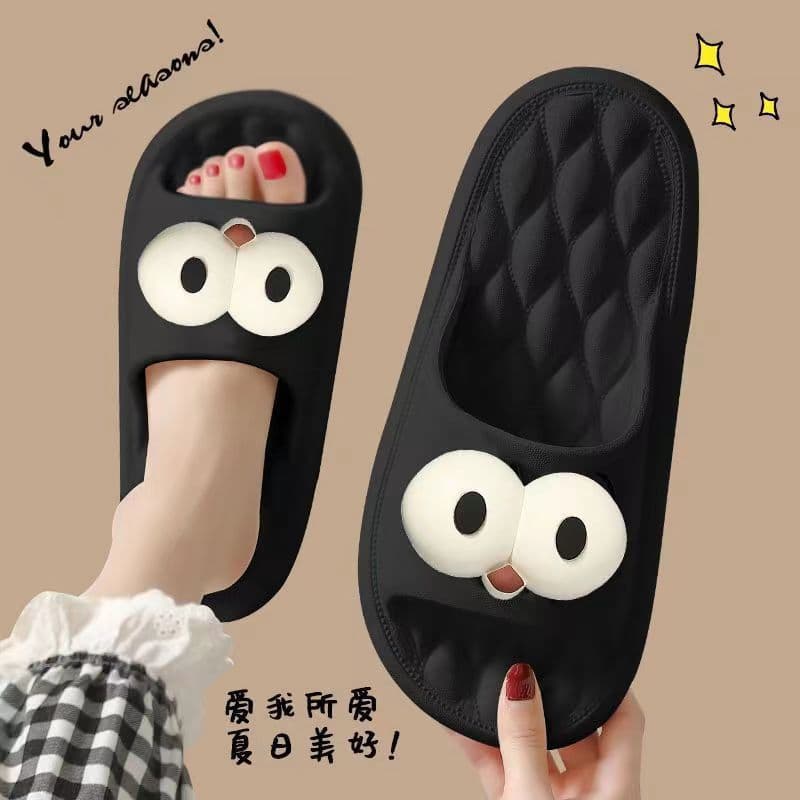Fashionable Thick Bottomed Summer Slippers For Women Soft Sole Anti-Slip Versatile Outerwear PVC Slip-On Sandals For Men