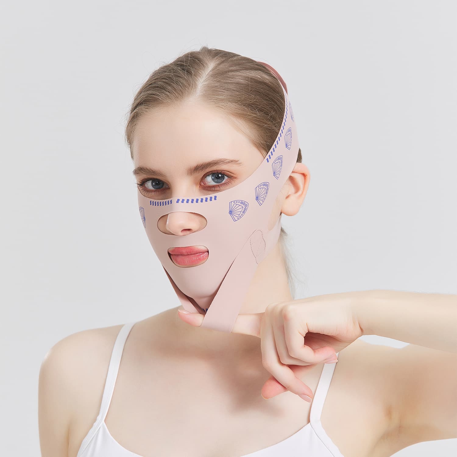 V-Face Band Lifting Tool - Double Chin Beauty Sculpting Sleep Mask, Seamless V-Face Tool Brand