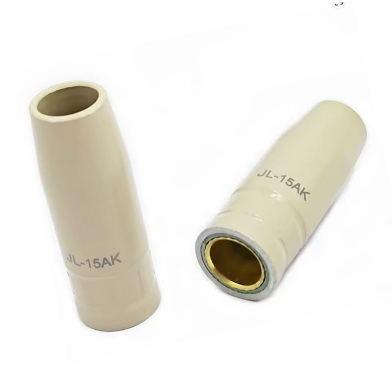 Cross-border 15AK coating protective nozzle secondary welding MIG gas shielded welding gun accessories coating protective sleeve 15AK protective nozzle
