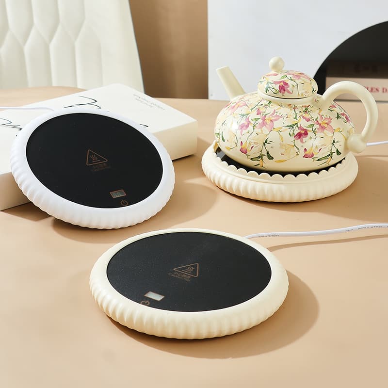 Pet 35°C Cat and Dog Bowl Smart Digital Display Constant Temperature Base Coaster Warm Cutting Board 55°C Heater Water Dispenser