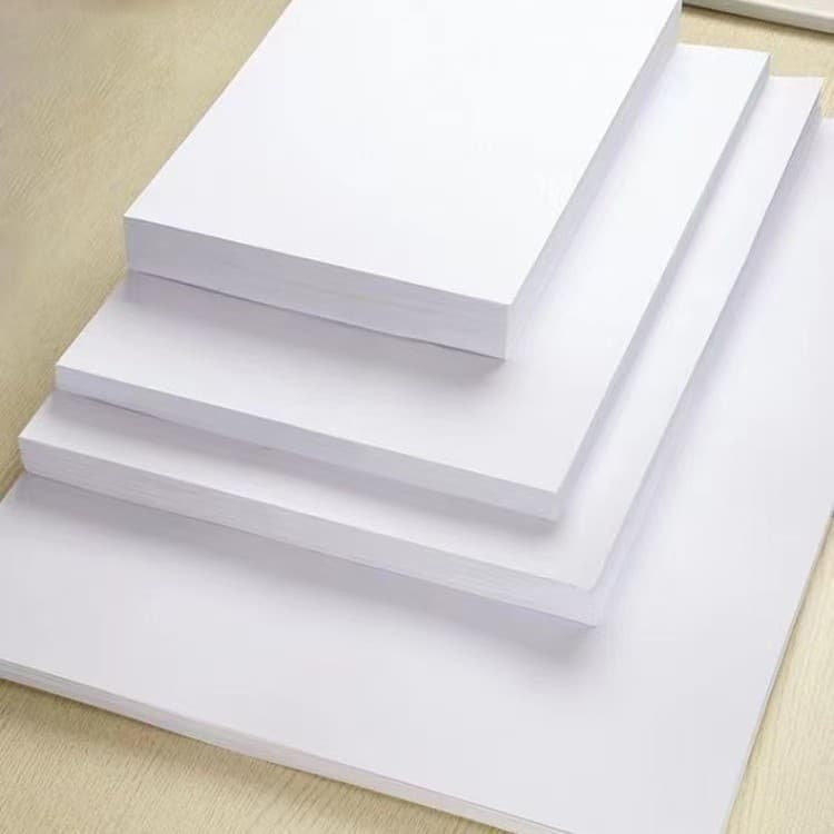 40% recycled book paper, 400g neutral extra-white double-sided paper, book paper