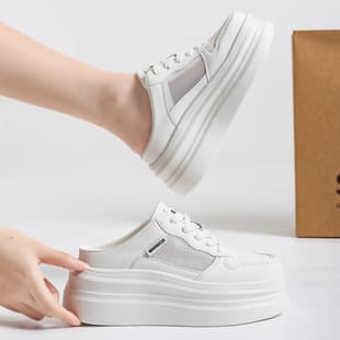 Wholesale price negotiable. Warrior board shoes 2026 new thick-sole casual shoes, simple and versatile white shoes, women's shoes to match skirts.
