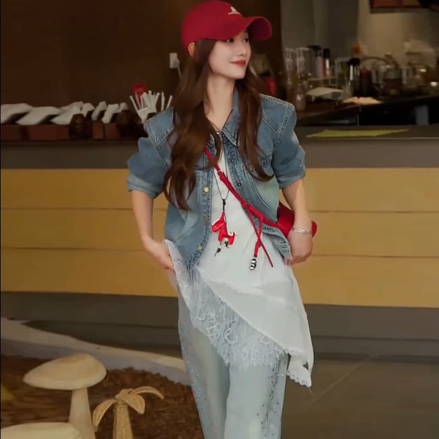 Denim short jacket for women 2026 spring and autumn new Korean style lapel loose jacket versatile cardigan top fashionable outfit