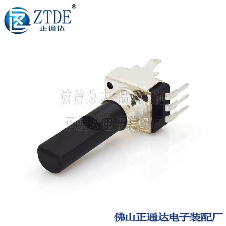 RV0936 single NB1K~1M-F30mm potentiometer non-threaded semi-shaft plastic handle