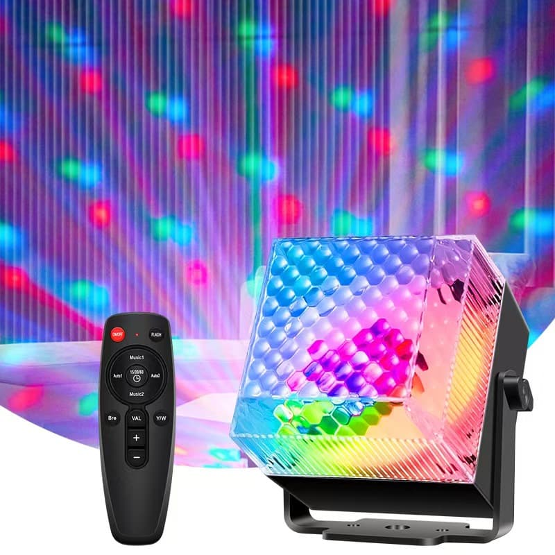 New LED Remote-controlled Multi-source Strobe Sound-activated Stage Light Soft Night Light Bar KTV Atmosphere Lamp