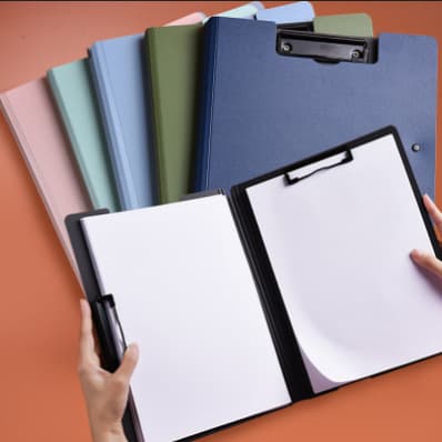 A4 Clipboard Folder for Documents, Multifunctional Horizontal and Vertical Writing Board Pad, Stationery Office Supplies, Exam Paper Holder
