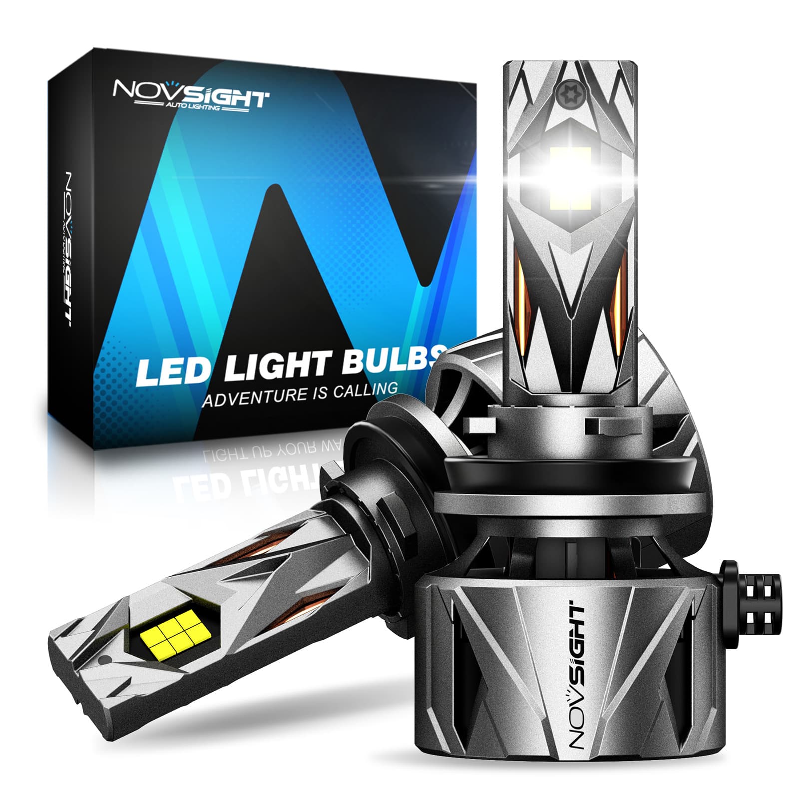 NOVSIGHT N97 ultra-high power cost-effective cross-border new product 240W 60000LM car headlight