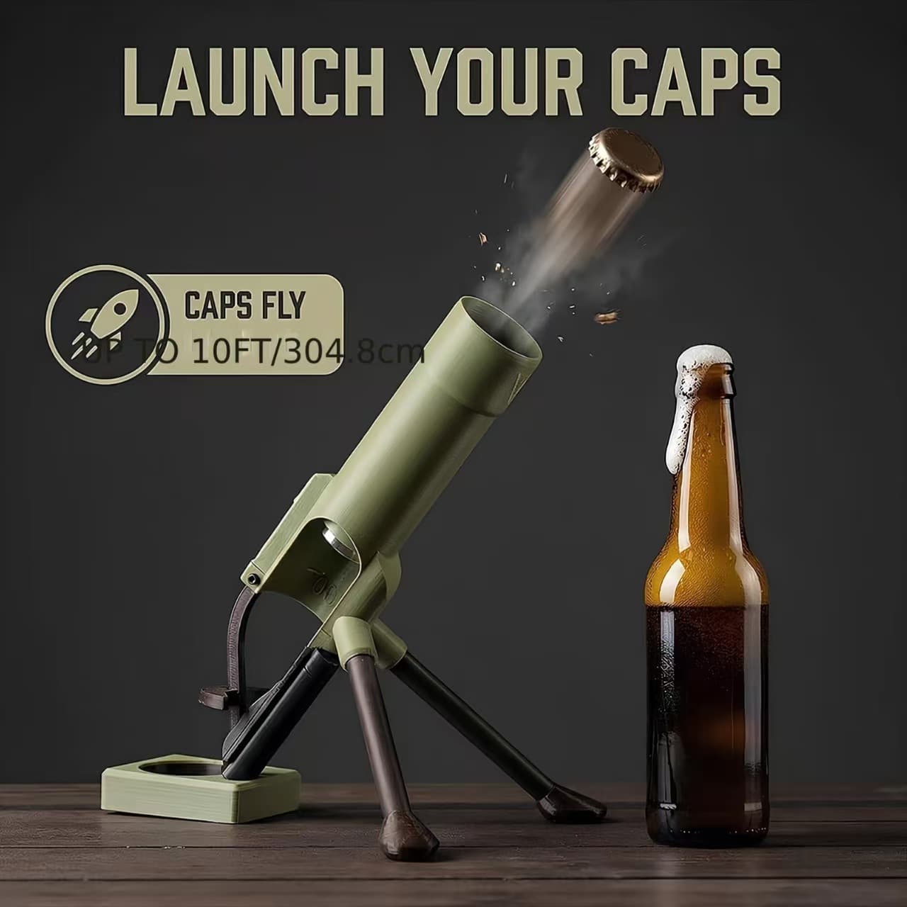 Cross-border popular Mortar beer opener mortar beer bottle opener wild camping beer bottle opener