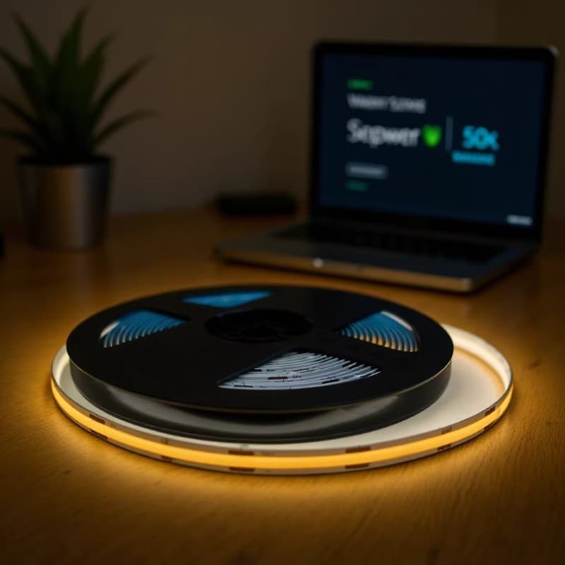 COB LED Strip 12V 3MM Green COB Ultra-Narrow Strip 400 LEDs Ultra-Fine Strip 5V COB Strip 3MM LED Strip