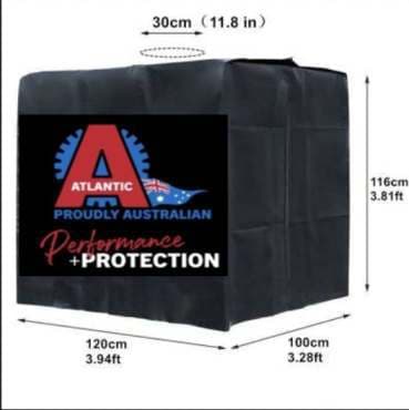 Outdoor Waterproof Dustproof IBC Tank Lid 1000L Barrel Lid Oxford Cloth Industrial Use Simple Style Customizable