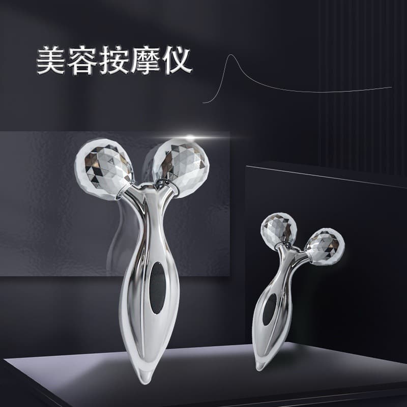 Factory New 3D Roller Massager Full Body Massage Stick Manual Lifting V-Shape Face Massager Facial Massage