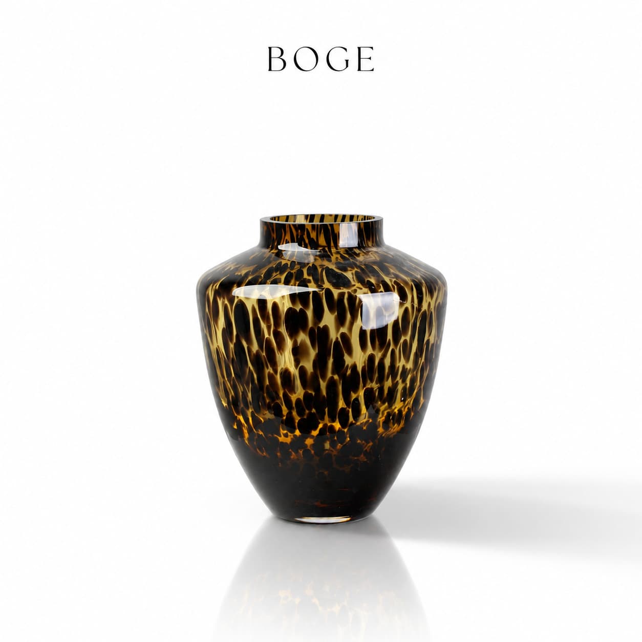 (Export Overstock) Wholesale Leopard Print Unique Glass Vase, Foreign Trade Surplus Designer Decorative Flower Vessel Clearance