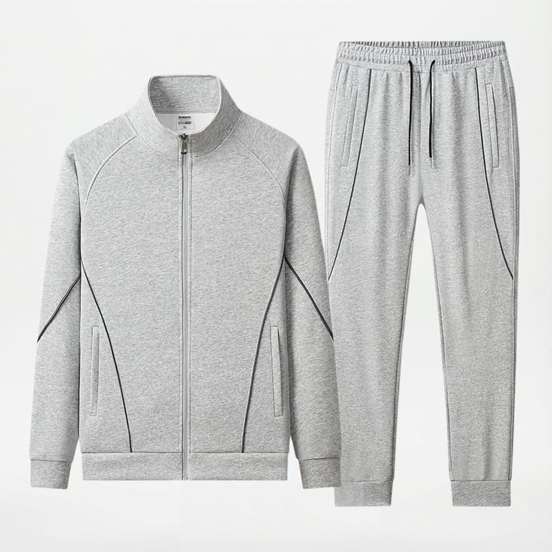 [2026 Spring New Product] Youth Jacket Men's Running Two-piece Spring and Autumn Casual Sports Two-piece Suit Chinese Cotton