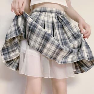 Japanese JK Skirt Lining Soft Girl Safety Shorts 2026 Summer New Mesh Skirt Shorts Anti-Exposure Loose Short Pants