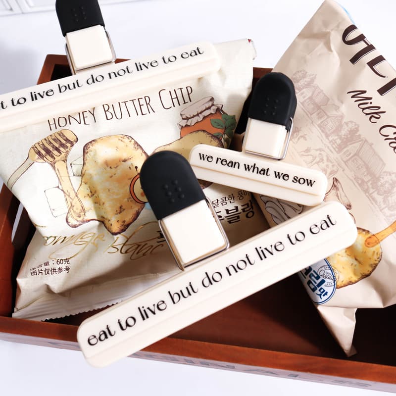 Instagram-style planner/receipt clip, Nordic-style sealing clip, plastic bag clip, snack moisture-proof preservation clip.