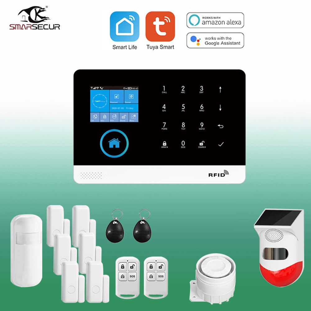 Smart Alarm System Home Use Anti-theft Shop Window Wifi Remote Wireless Infrared Alarm Security Protection For Home Business