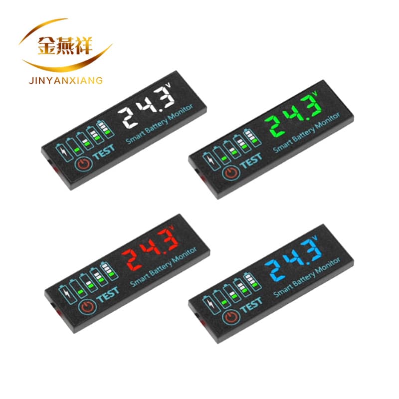 DC7-55V LED Indicator Voltage Battery Level Display Board for Lead-Acid/Lithium Batteries