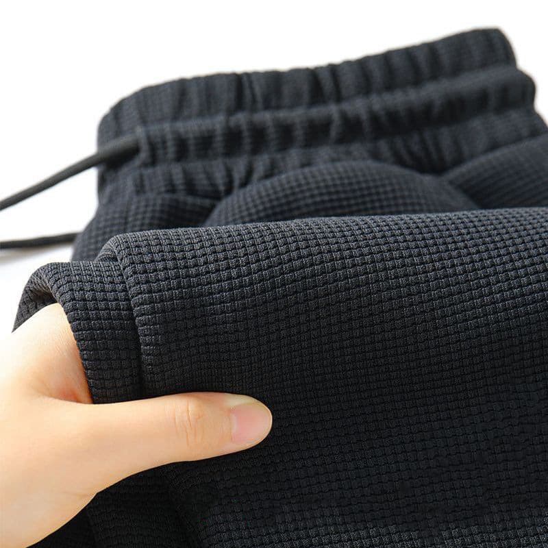 Men's Loose Fit Summer Work Pants, Large Size, Durable, Wear-Resistant, Straight Leg Sweatpants for Work and Sports