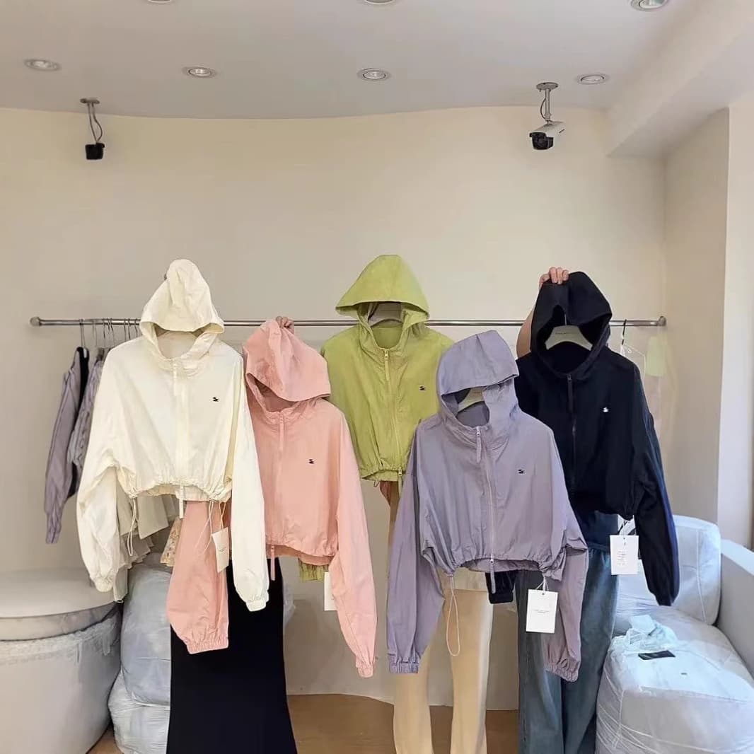 European Candy Color Sun Protection Jacket for Women, Summer Thin Style, Premium Look, Petite-Friendly Loose Fit, Trendy