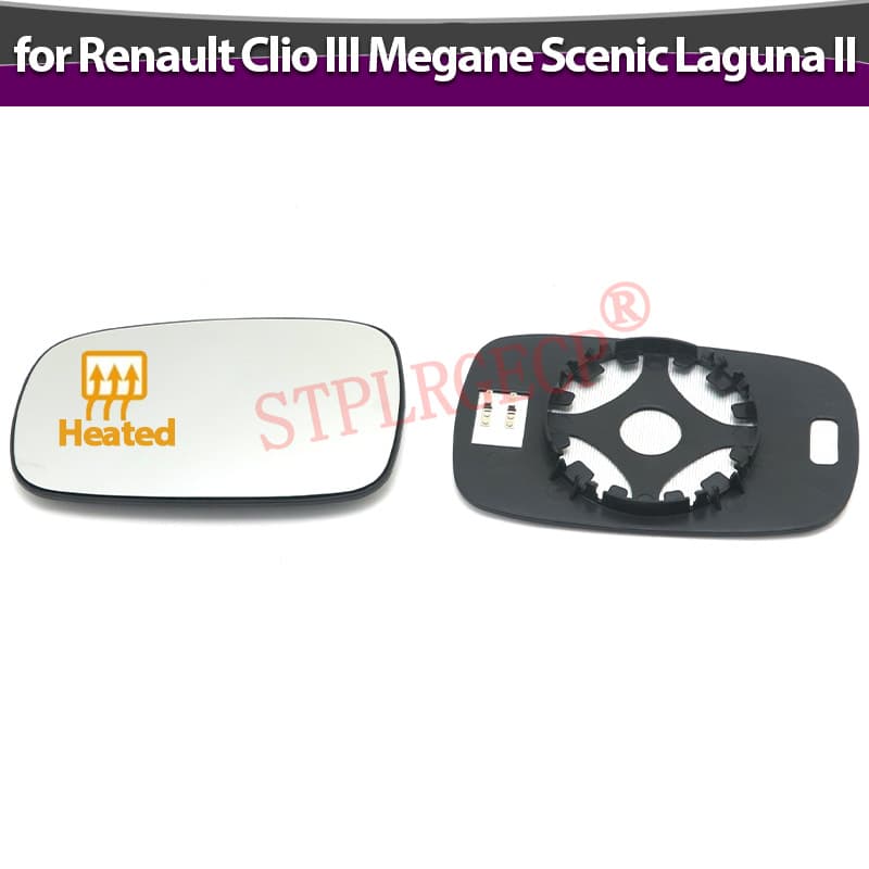 Suitable for Renault Clio 05-09 Rearview Mirror Lens, Megane Reversing Mirror Lens, Reflector Mirror