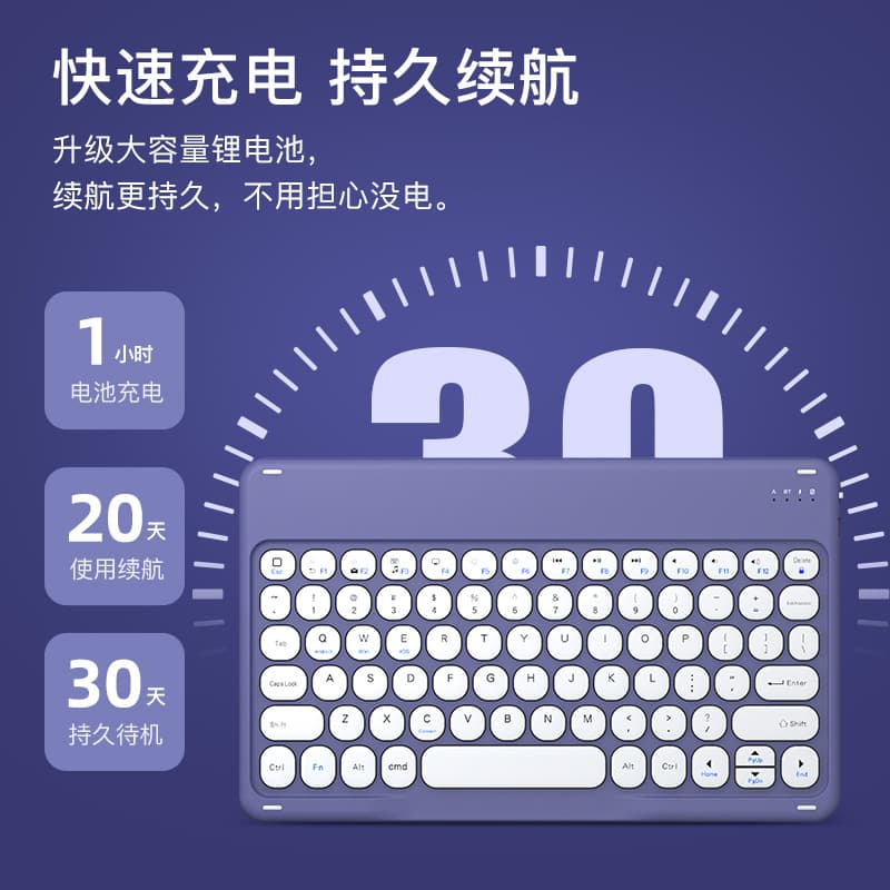 Manufacturer suitable for tablet phone MINI6 mouse set Bluetooth keyboard 8.3 Apple ipad Samsung Xiaomi Huawei