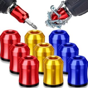 High Hardness Demagnetizer Strong Magnetic Aluminum Alloy Magnetizer Adsorption 6.35mm Hex Shank Bit Screwdriver Bit Electric Drill Magnetic Ring