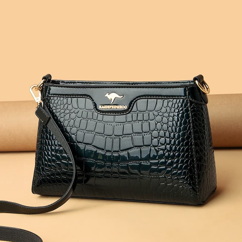 Bags for women, new style 2026 crossbody bag, shoulder bag for women, patent leather, mother's small square bag, European and American one-piece drop shipping