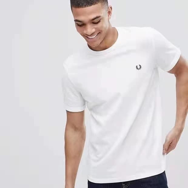 FP Mai Sui 2022 Summer New Men's Cotton Short Sleeve Undershirt Fashion Solid Color Round Neck Couple T-Shirt