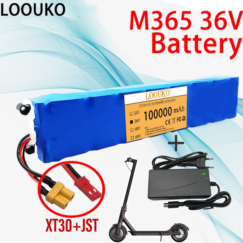 Compatible with Xiaomi M365 36V 10Ah Scooter Battery 10000mAh Battery Pack Electric Scooter BMS Board