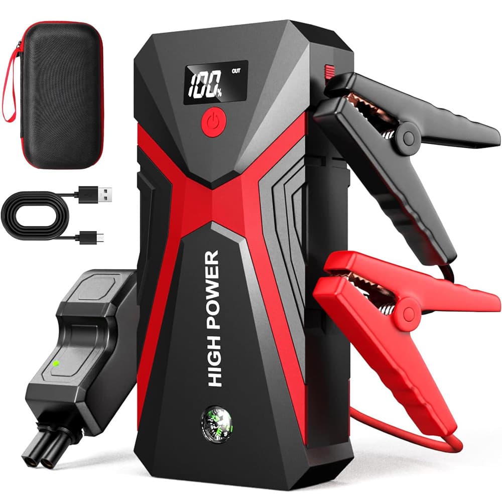 Car Emergency Jump Starter with Power Bank LED Multifunctional Portable Battery Booster