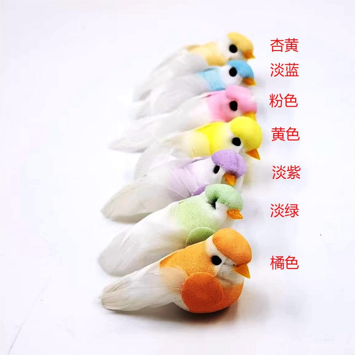 Hairpin Enthusiast Favorite / Fat Finch Wing Sparrow / Simulated Feather Bird / Hairpin Decoration Bird
