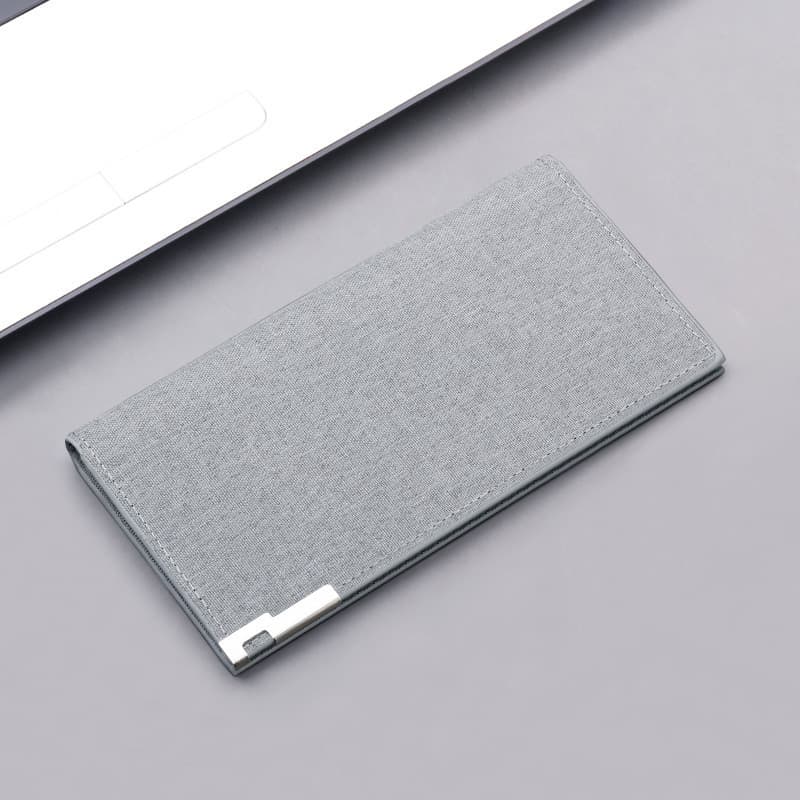 Fashion Men's Wallet Wholesale Long Business Leather Wallet Men's Coin Purse Multi-Card Holder Document Wallet Foldable Portable