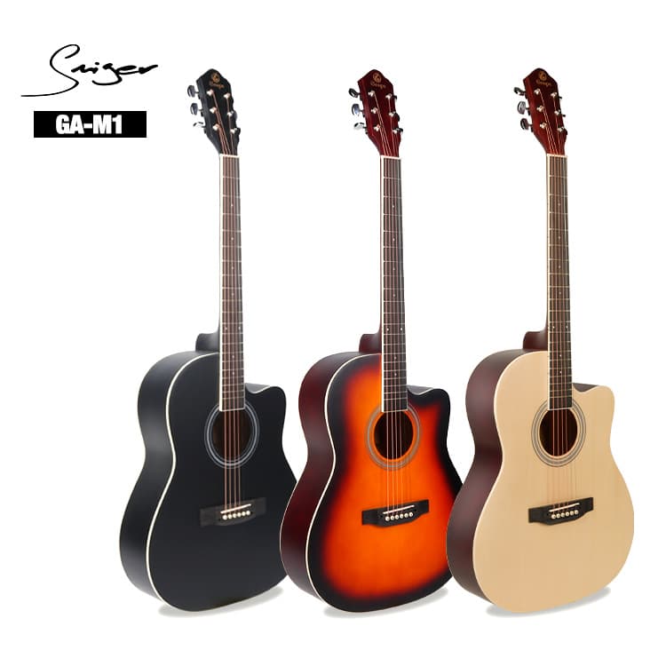 Factory Direct GA-M1 39-Inch Entry-Level Folk Guitar Affordable Price Multiple Colors Folk Guitar Bestseller