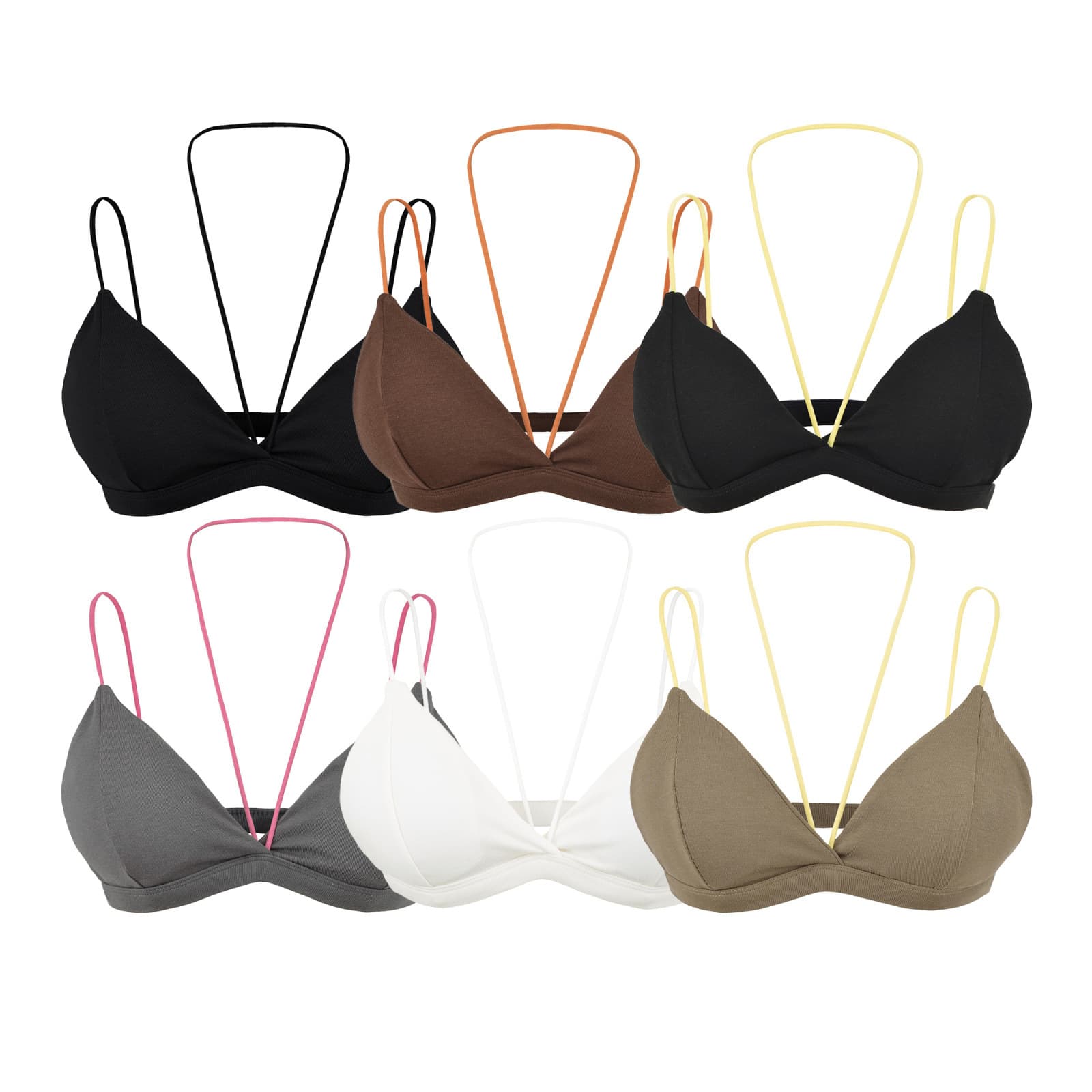 American hot girl halterneck with breast pad camisole women's summer design sleeveless sexy ultra short bra underwear