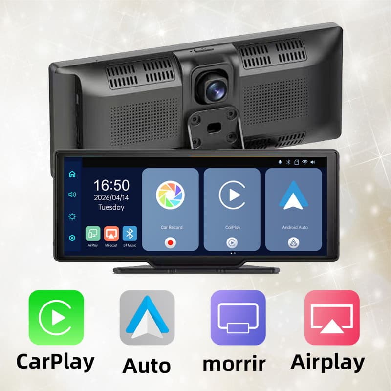 Dashboard 10.26-inch Carplay Screen DVR Cross-border HD Front 4K Rear 1080P Night Vision Dash Cam