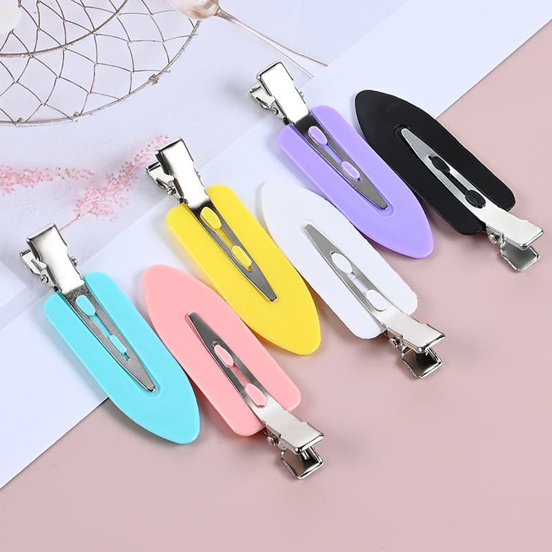 Pink Dopamine Hair Clip Side Duckbill Cute Small Side Clip Hairpin Women 2023 New Bangs Clip