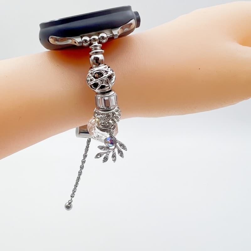 Compatible with S10 Apple Watch Series 9 Dual Strap iWatch 8/7/SE DIY Metal Chain