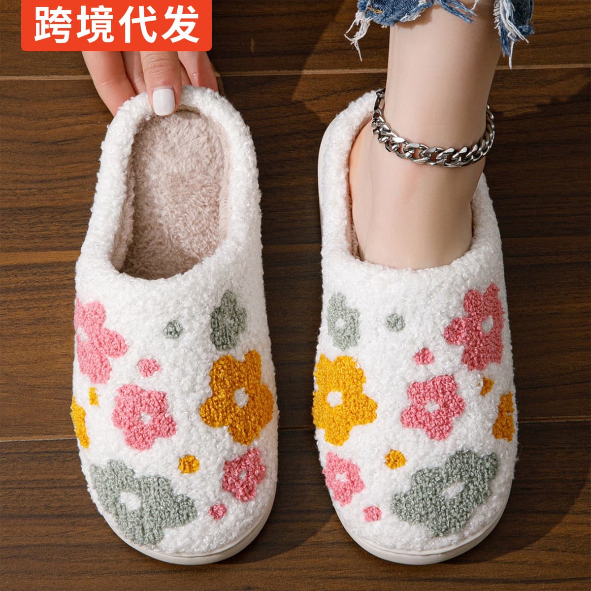 Warm and Lightweight Winter Cotton New Style Slippers, Kitten Cartoon Indoor Slippers, Cross-Border Foreign Trade Slippers, Home Slippers