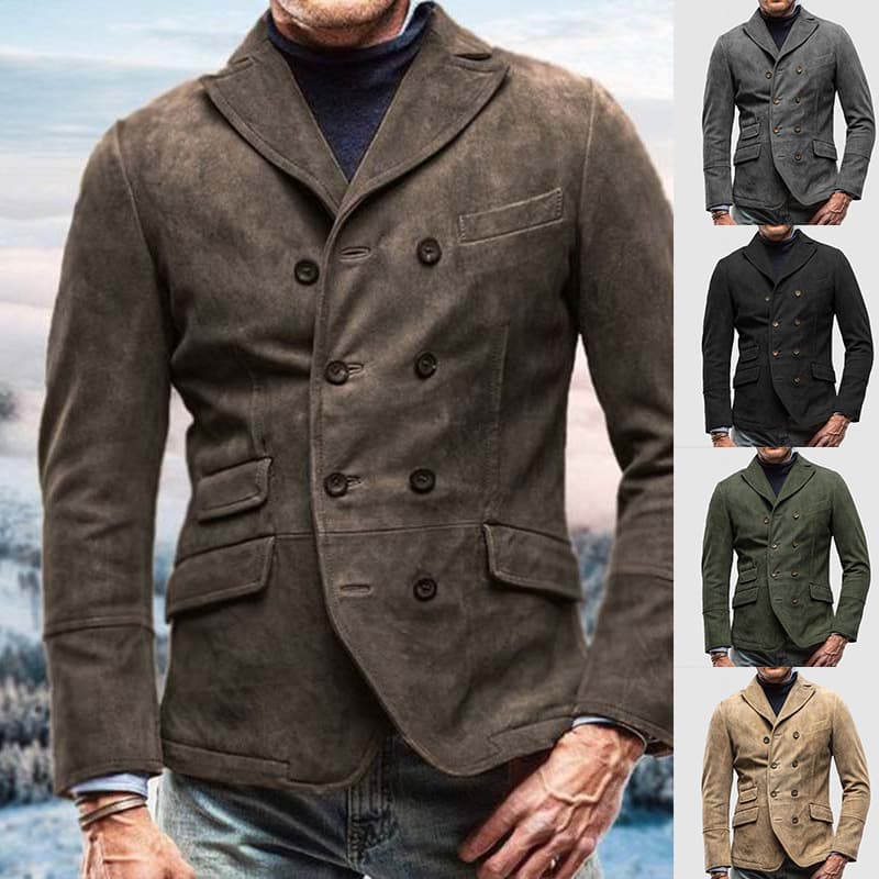 2026 New Cross-Border Independent Platform Wish European and American Foreign Trade Hot-Selling Popular Men's Retro Casual Jacket Men's Jacket