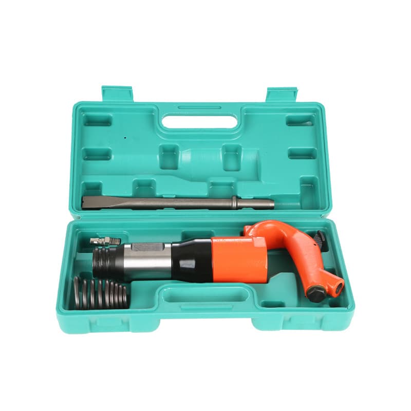 Shock-Absorbing Pneumatic Chisel C4C6 Air-Powered Heavy-Duty Impact Flatting Tool Rust Removal Pneumatic Weld Slag Chisel Air Hammer