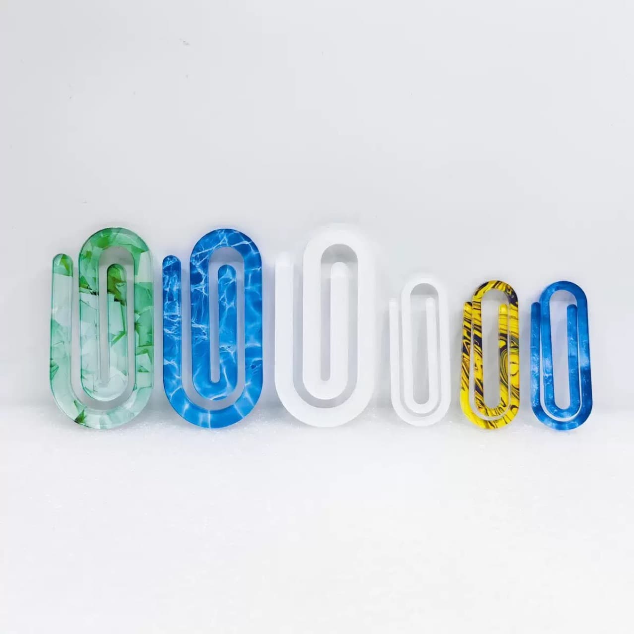Creative New Sublimation Acrylic Paperclip Heat Transfer Paperclip Notebook File Card Clip DIY Printing
