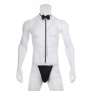 Men's Butterfly Bondage Bodysuit Sexy Lingerie, Maid Bodysuit with Thong, Amazon Drop Shipping Sexy